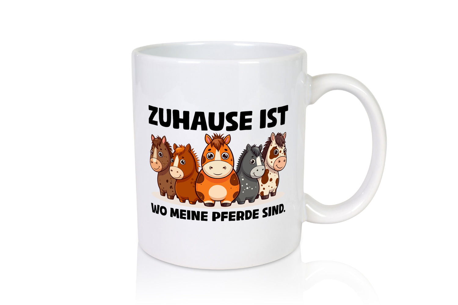 Zuhause ist wo meine Pferde sind | Pferdeliebhaber lustiger Spruch Geschenk