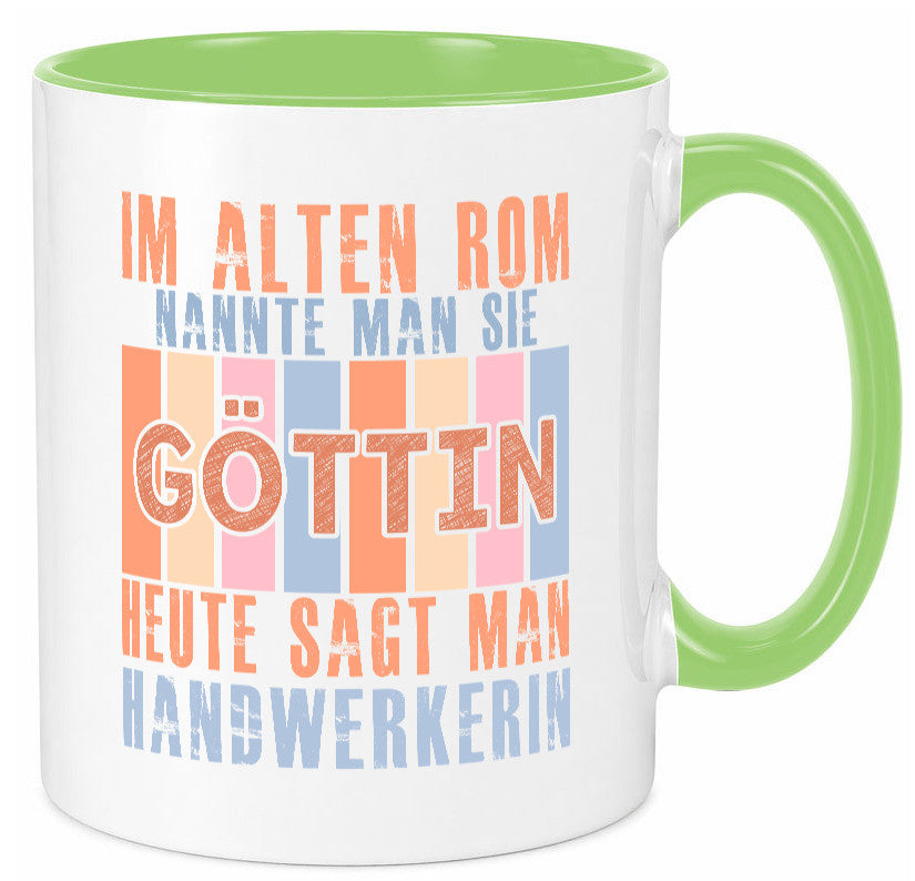 Heute sagt man: Handwerkerin | Handwerkerinnen Geschenk Humor Geschenkidee