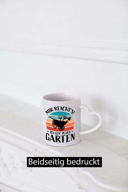 Mir reichts ich geh in den Garten | Gartenarbeit lustiger Spruch Geschenk