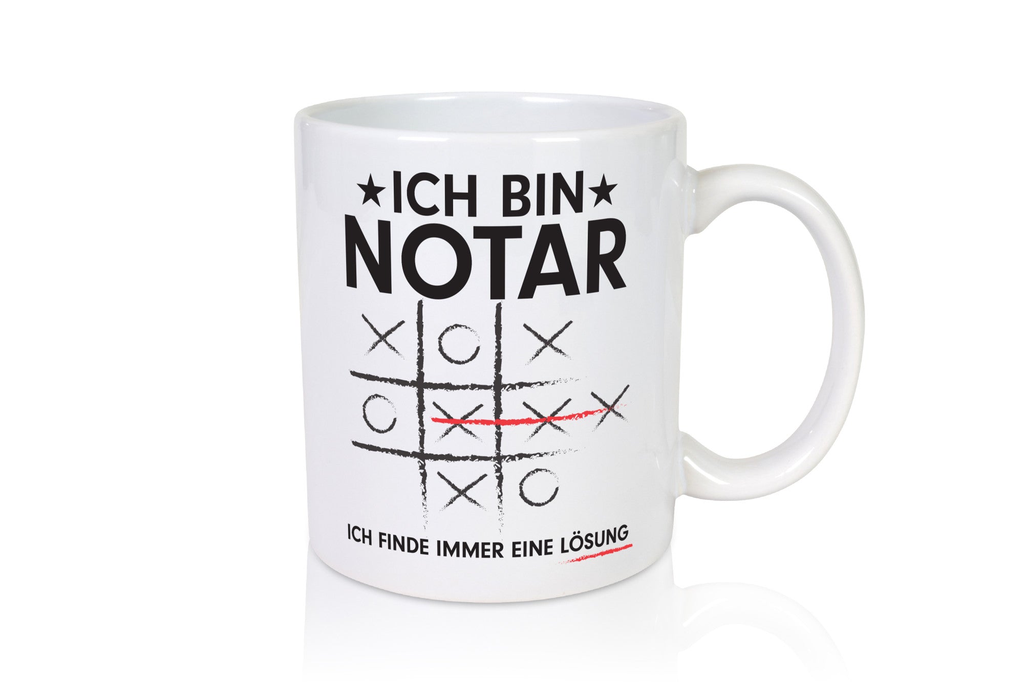 Löse Probleme: Notar | Jurist lustiger Spruch Geschenk Humor Geschenkidee Tasse