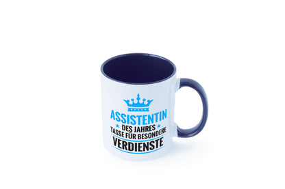 Besonderer Verdienst: Assistentin | Assistenz Hilfskraft Humor Geschenkidee