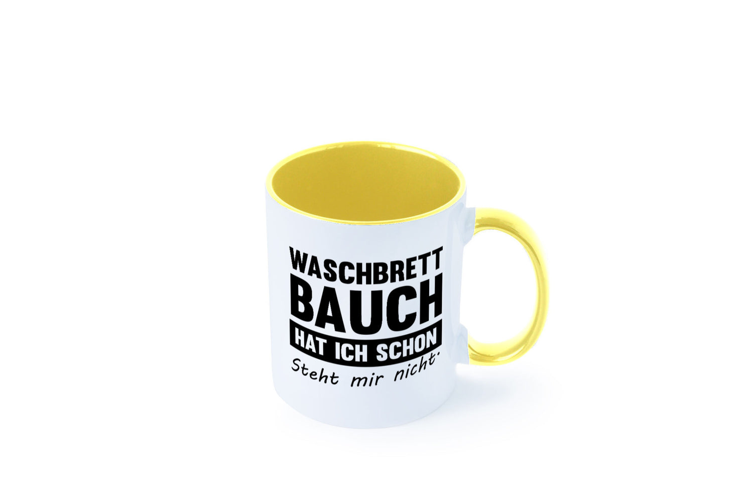 Waschbrettbauch steht mir nicht | Sixpack Gym lustiger Spruch Geschenk Humor