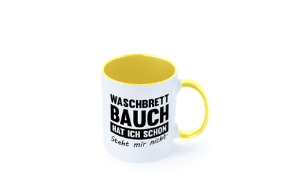 Waschbrettbauch steht mir nicht | Sixpack Gym lustiger Spruch Geschenk Humor