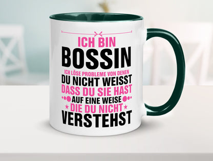 Löse Probleme: Bossin | Führungskraft Vorgesetzte lustig Humor Geschenkidee