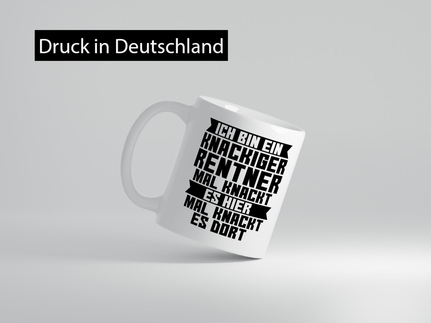 Ein knackiger Rentner | Ruhestand Ruhegenuss lustig Jubiläum Geschenk Tasse