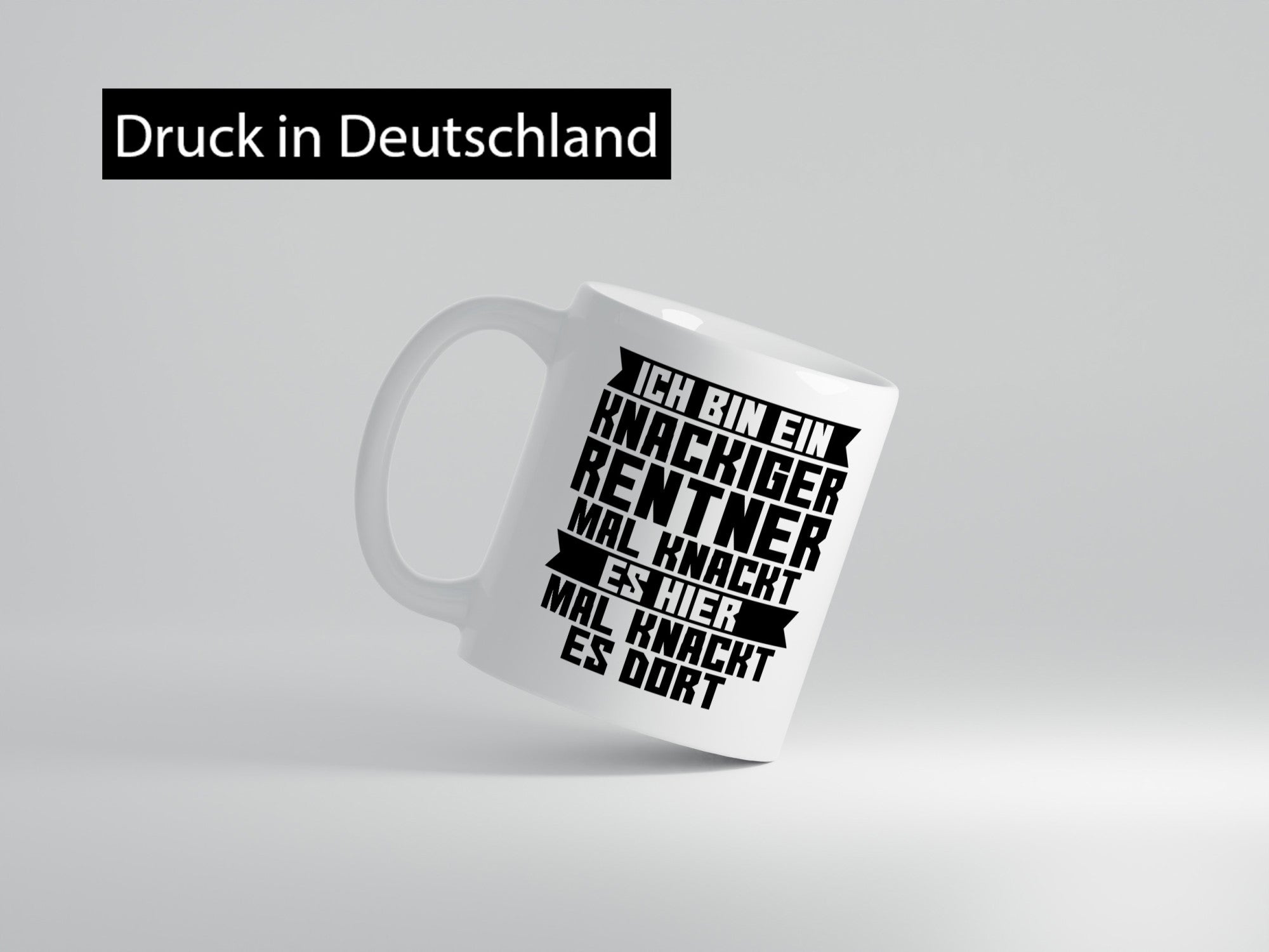 Ein knackiger Rentner | Ruhestand Ruhegenuss lustig Jubiläum Geschenk Tasse