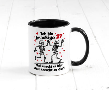 27. Geburtstag | Knackige 27 Ich bin alt v2 Humor Geschenkidee Tasse
