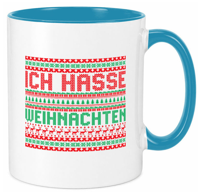 Ich Hasse Weihnachten | Ugly Christmas anti v2 Humor Geschenkidee Tasse