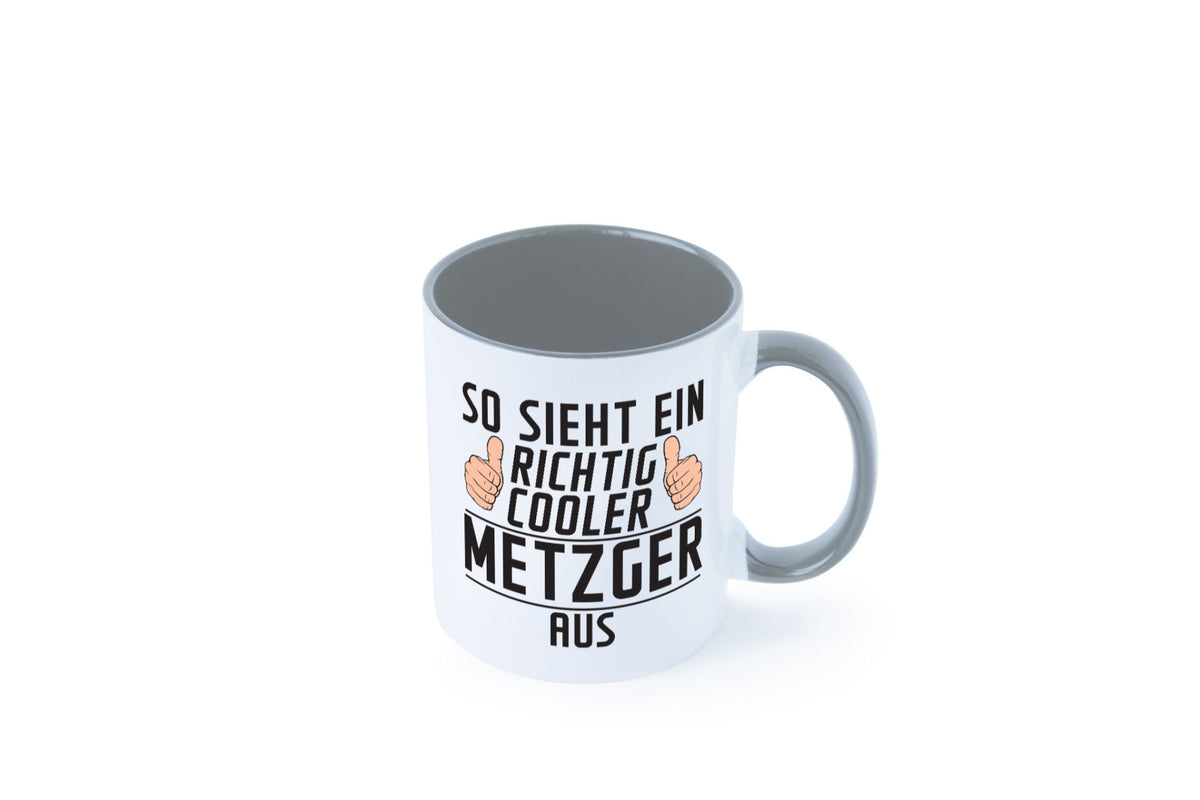 Richtig Cooler Metzger | Fleischer Metzgerei Geschenk Humor Geschenkidee Tasse