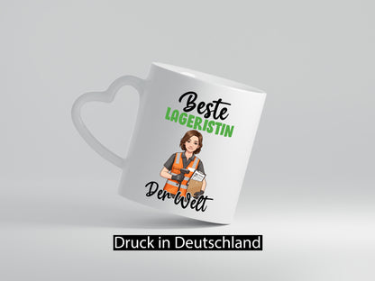 Beste Lageristin | Beruf Lager Arbeiterin v2 Geschenkidee Arbeit Kollegen Büro