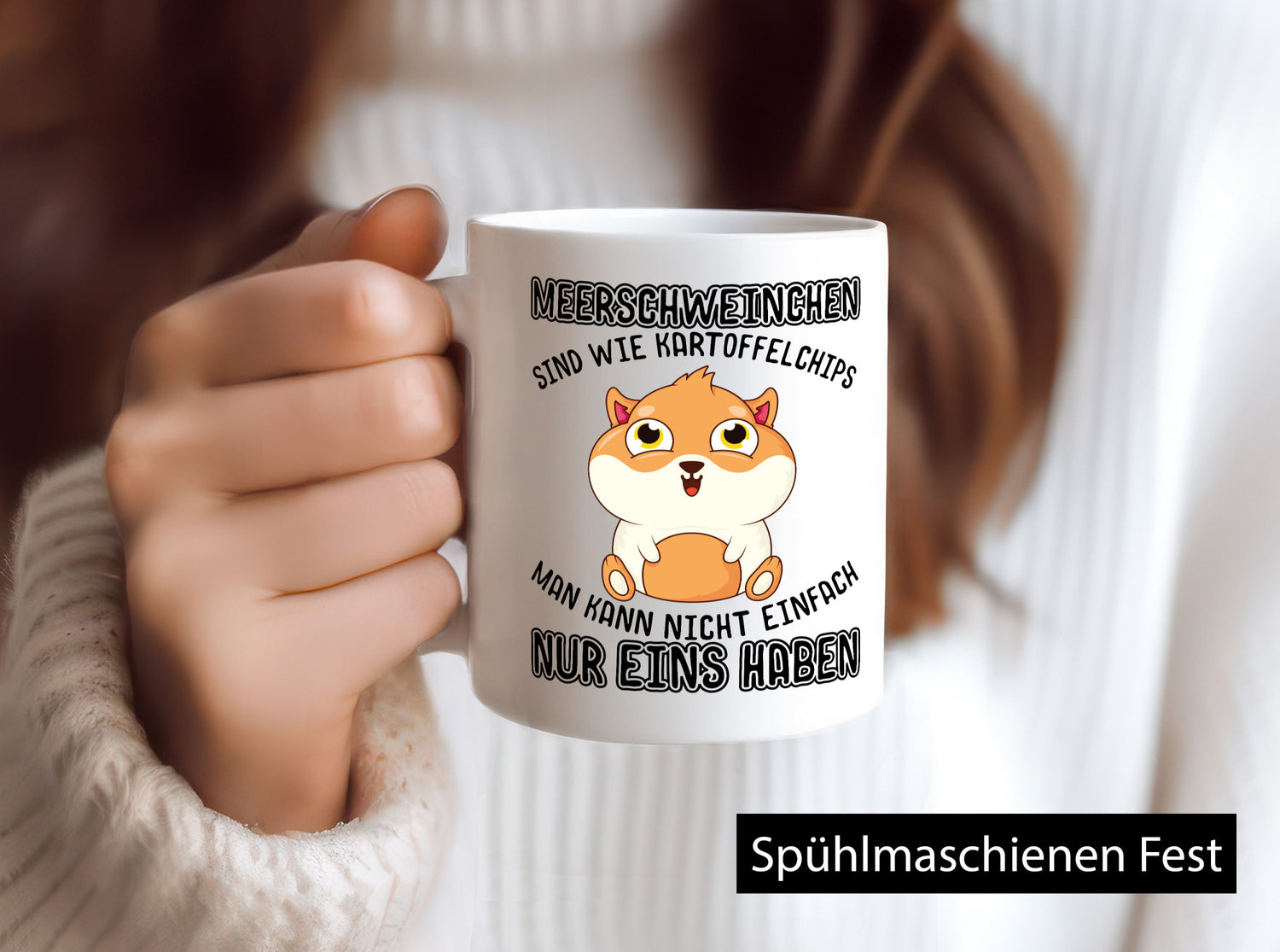 Meerschweinchen Liebe | Mädchen Tasse Tierliebe süß lustiger Spruch Geschenk