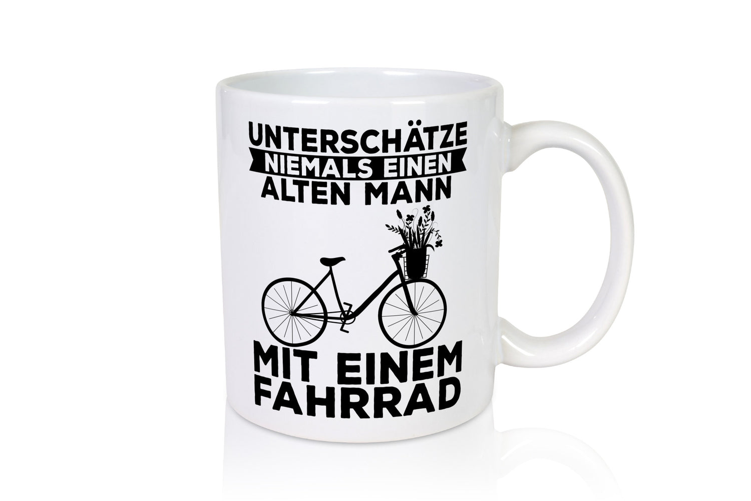Unterschätze niemals einen Alten mann | Fahrad Fahren Geschenk Humor