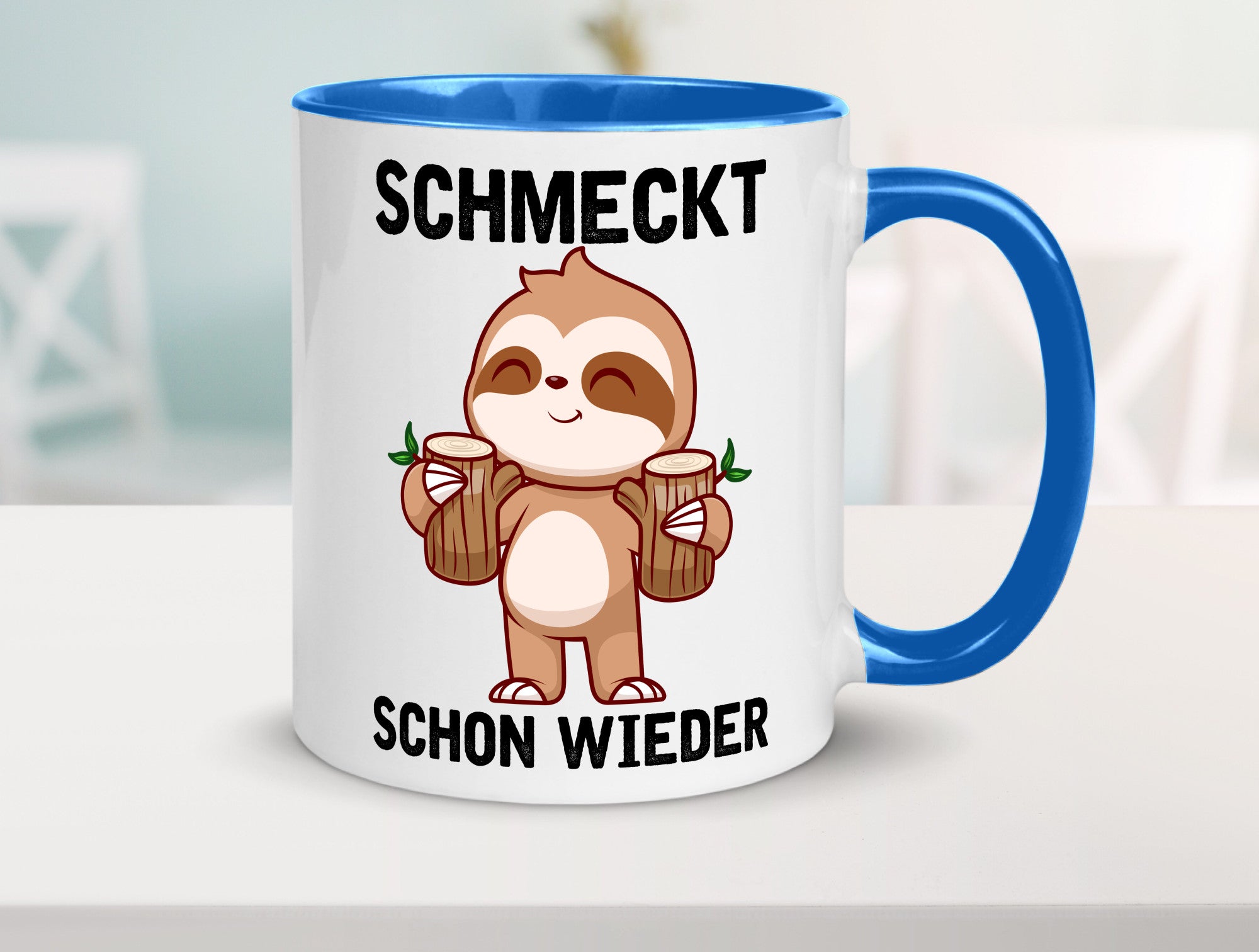 Schmeckt schon wieder | Frankfurt Hessen v2 Geschenkidee Humor Tasse