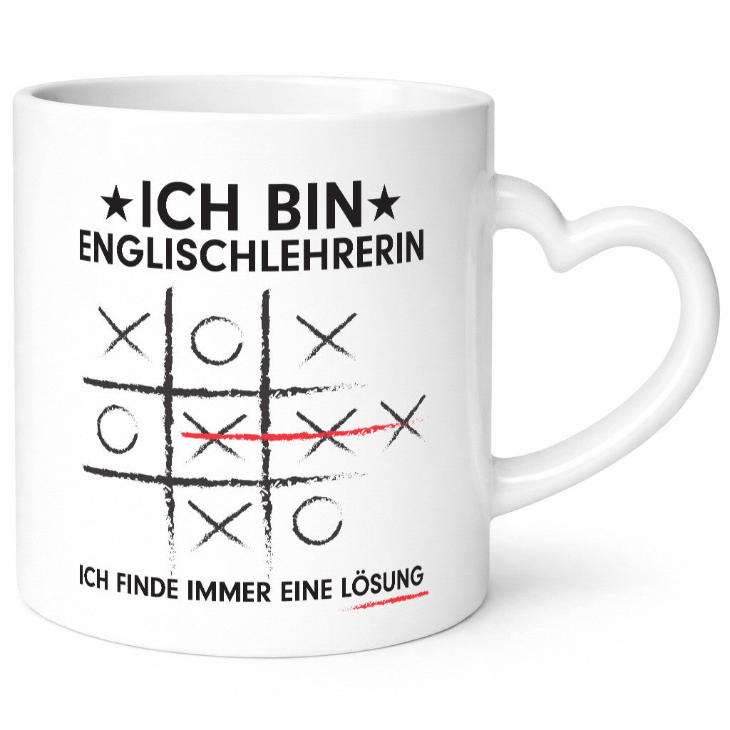 Lösung finden: Englischlehrerin | Englisch Lehrerin v2 Humor Geschenkidee Tasse