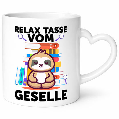 Relax Tasse: Geselle | Handwerker lustiger Spruch Geschenk Humor Geschenkidee