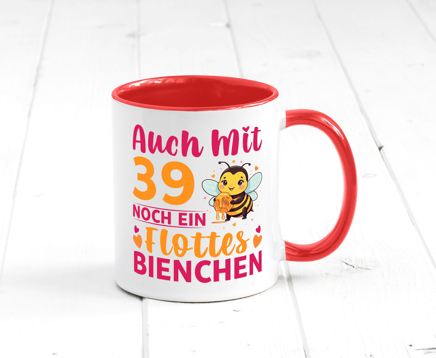 39. Geburtstag | Flottes Bienchen 39 Jahre lustiger Spruch Geschenk
