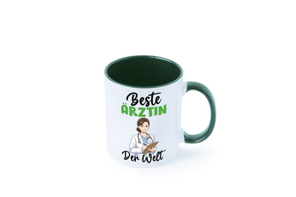 Beste Ärztin | Medizin Doktorin Fachärztin v2 Humor Geschenkidee Tasse