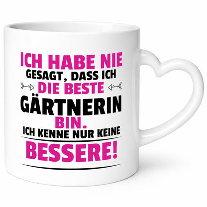 Die Beste Gärtnerin | Gartenbau lustiger Spruch Geschenk Humor Geschenkidee