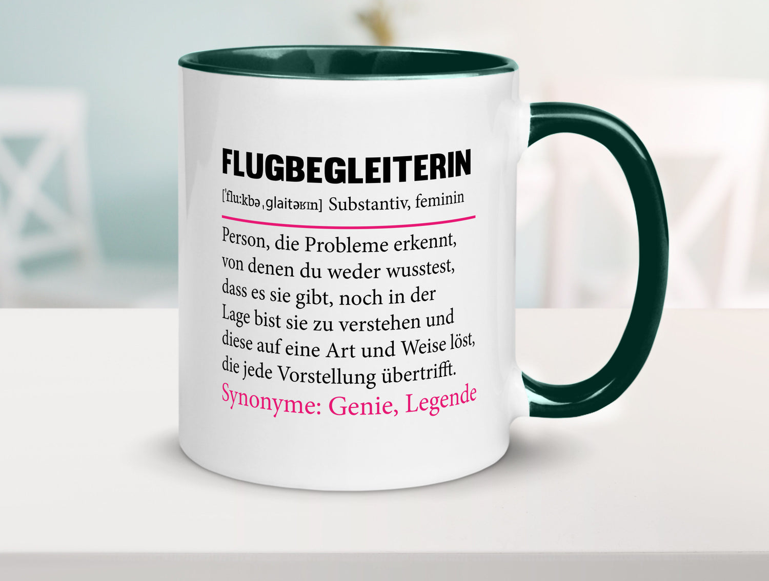 Flugbegleiterin | Spruch Stewardess Flughafen lustiger Geschenk Humor