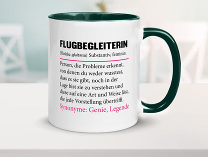 Flugbegleiterin | Spruch Stewardess Flughafen lustiger Geschenk Humor