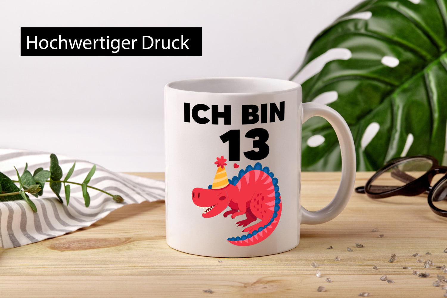 13. Geburtstag | Dino Dinosaurier 13 Jahre Humor Geschenkidee Tasse