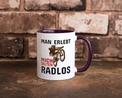 Selten Radlos | Spruchtasse Fahrrad Männer Humor lustiger Spruch Geschenk
