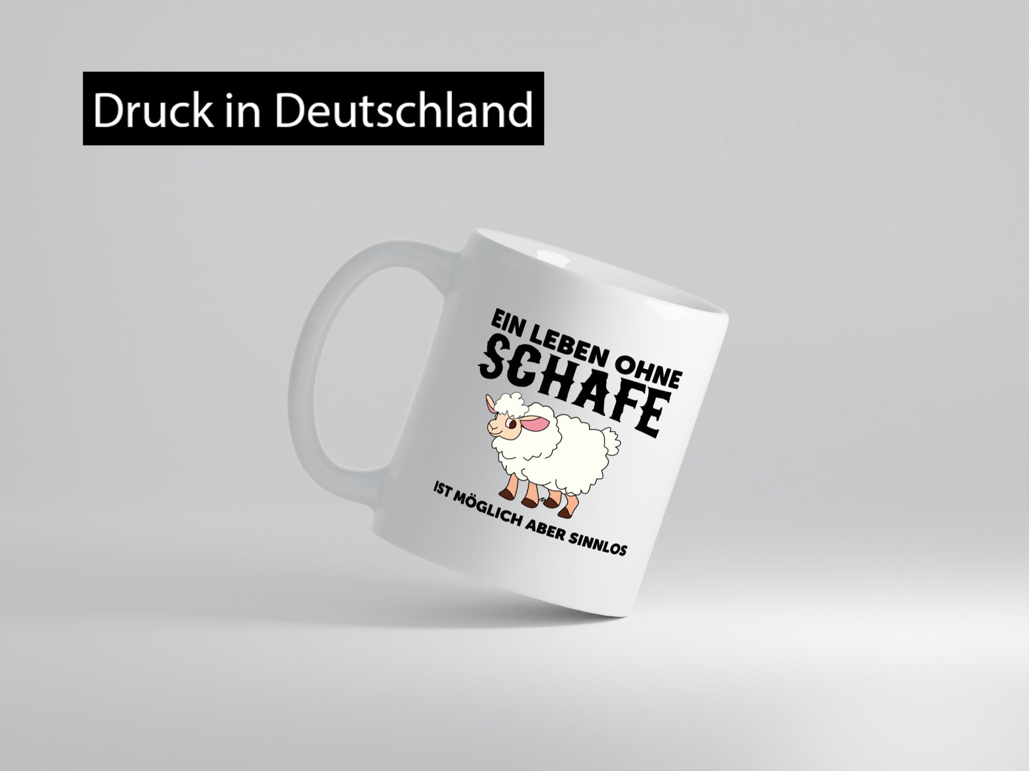 Leben ohne Schafe | Spruch Tasse Schäfer Schaf Humor Geschenkidee