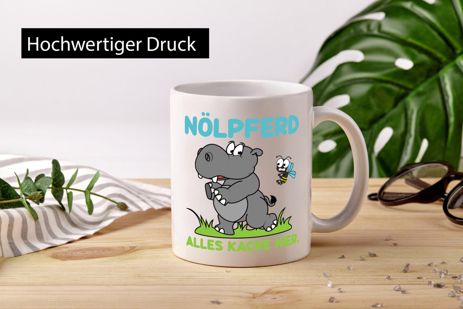 Nöppferd alles Kacke hier | Nielpfer Biene Geschenk Humor Geschenkidee lustiger