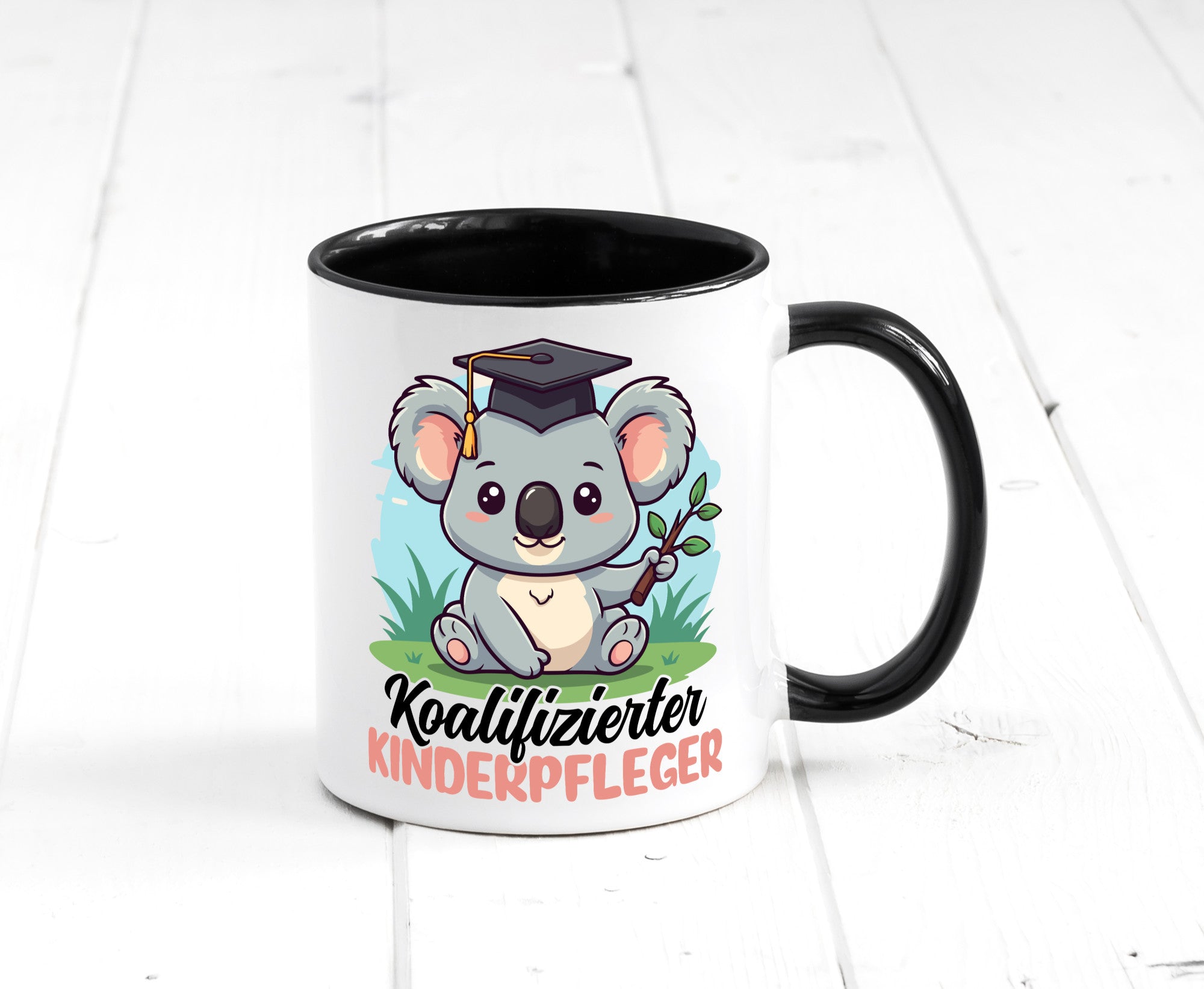 Koalifizierter Kinderpfleger | Pfleger Kinder Geschenkidee Humor Tasse