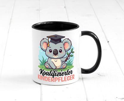 Koalifizierter Kinderpfleger | Pfleger Kinder Geschenkidee Humor Tasse