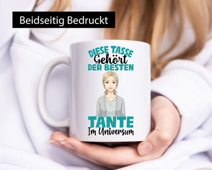 Im Universum: Tante | Nichte Schwester Familie lustig Geschenkidee Geschenk