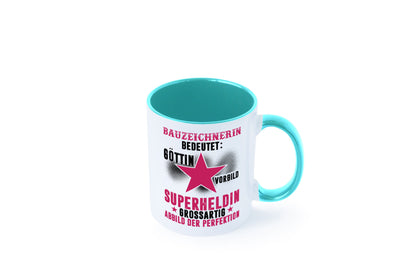 Bedeutung von Bauzeichnerin | Zeichnerin Humor Geschenkidee Tasse