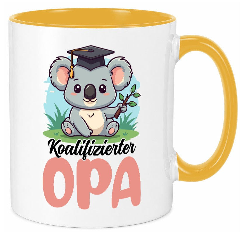 Koalifizierter Opa | Großvater Enkel Familie Humor Geschenkidee Tasse