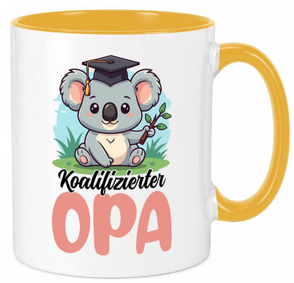 Koalifizierter Opa | Großvater Enkel Familie Humor Geschenkidee Tasse