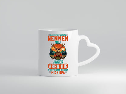 Die wichtigsten nenne mich Opa | Jäger Großvater Geschenk Familie Geschenkidee