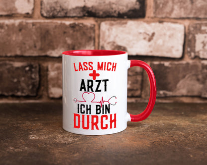 Arzt | Lass mich durch Herz Doktor Krankenhaus Puls Humor Geschenkidee Tasse