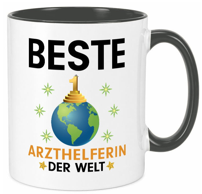 Welt Beste Arzthelferin | Fachangestellte Medizin lustig Humor Geschenkidee Tasse
