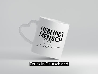 Lieblingsmensch Geschenkidee Humor Tasse
