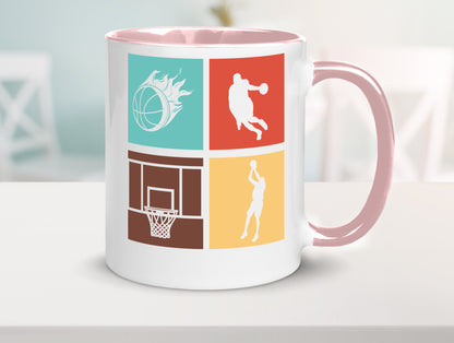 Basketball | Sportfan Slam Dunk Teamplayer NBA Humor Geschenkidee Tasse