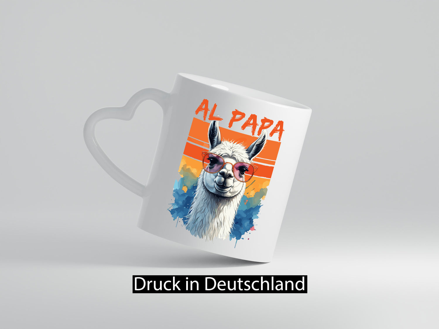 Alpapa | Lama Vatertag Vater lustig Familie Geschenkidee Geschenk Tasse