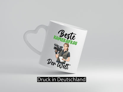 Beste Kamerafrau | Kamera v2 lustiger Spruch Geschenk Humor Geschenkidee Tasse