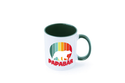 Papabär | Papa Tasse Vater Vatertag Bär lustiger Spruch Geschenk Familie