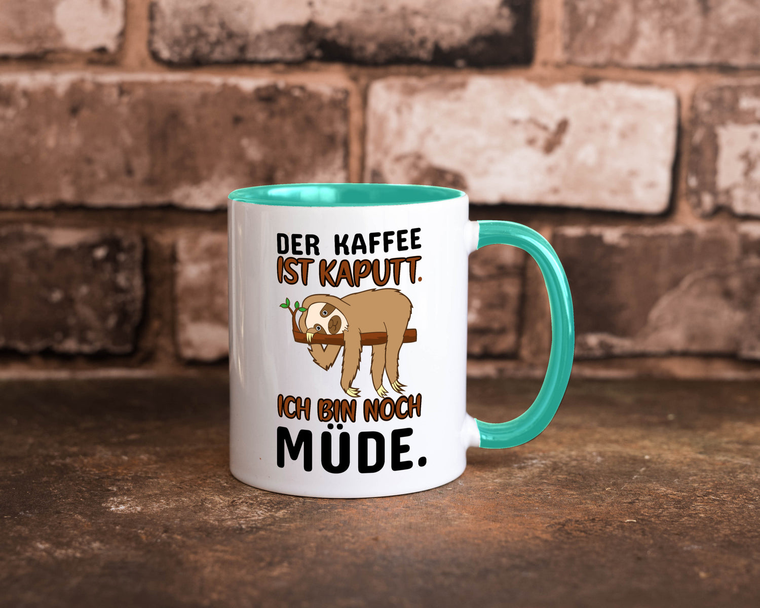 Der Kaffee ist kaputt v2 Geschenk Humor Geschenkidee lustiger Spruch Tasse