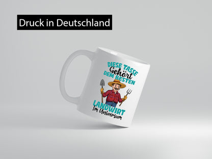 Im Universum: Landwirt | Bauer Landwirtschaft lustiger Spruch Geschenk Humor