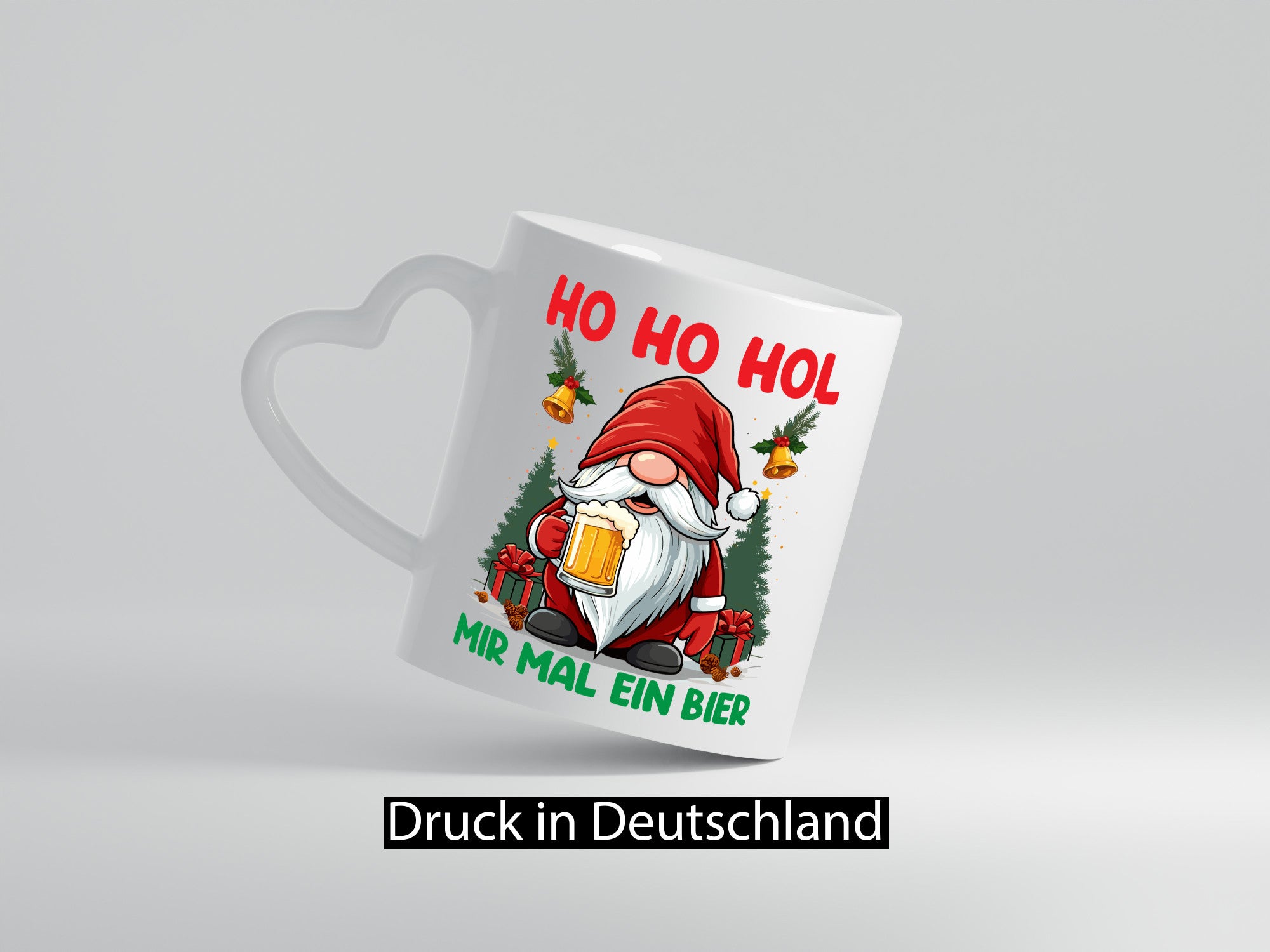 Hol mir mal ein Bier | Biertrinker Weihnachtsbier Humor Geschenkidee Tasse
