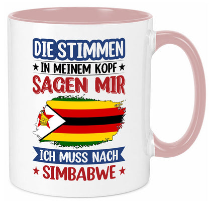 Simbabwe | Urlaub Stimmen in meinem Kopf Traumland v2 Geschenk Humor