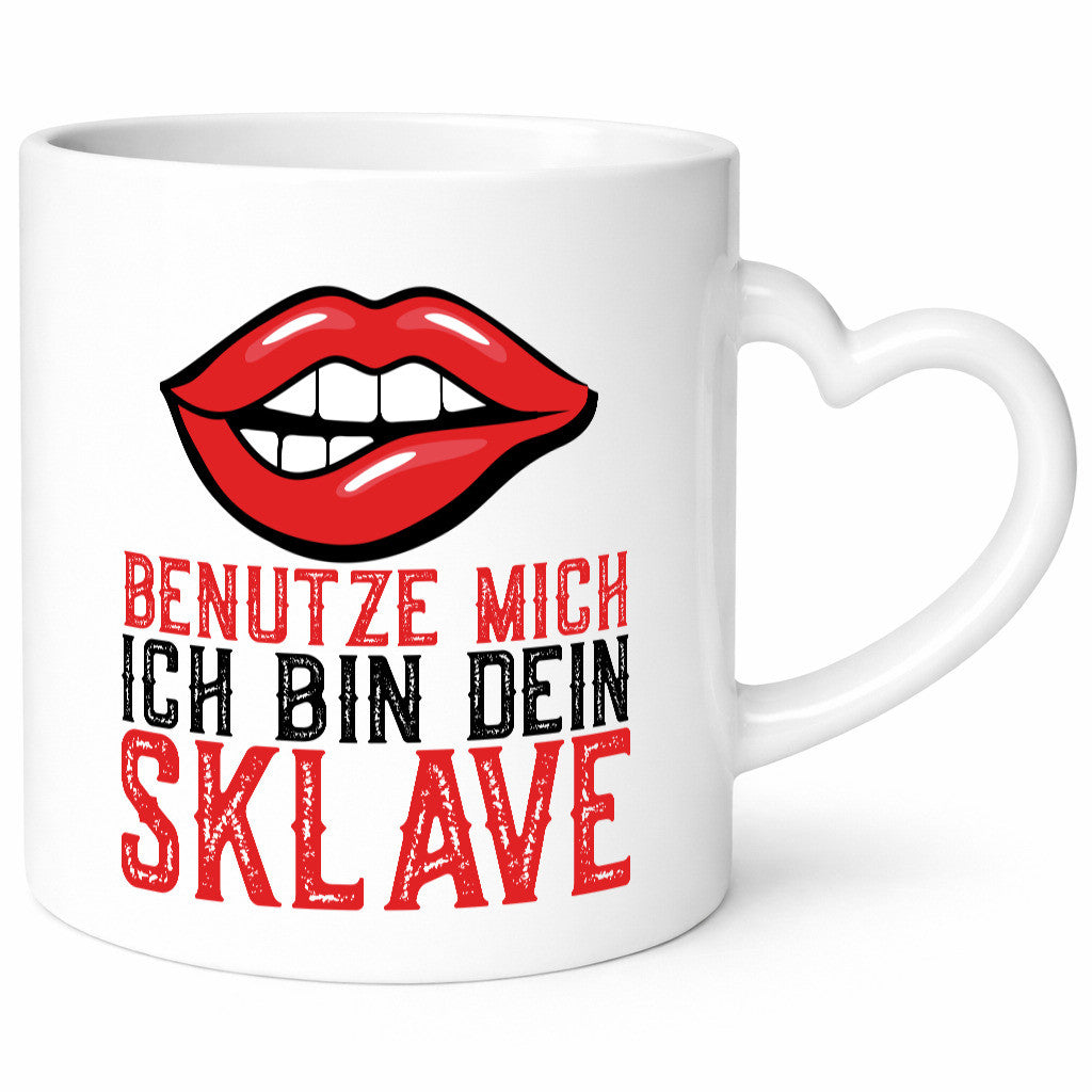 Benutze mich ich bin dein Sklave | Humor lustiger Spruch Geschenk Geschenkidee