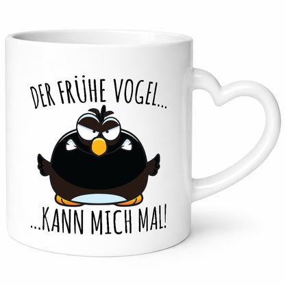 Frühe Vogel kann mich mal | Morgenmuffel mürrischer Geschenk Humor Geschenkidee