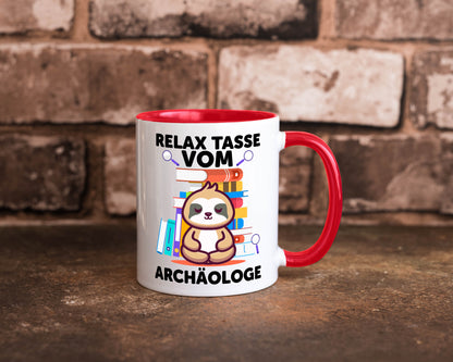Relax Tasse: Archäologe | Archäologie Forscher lustig Humor Geschenkidee