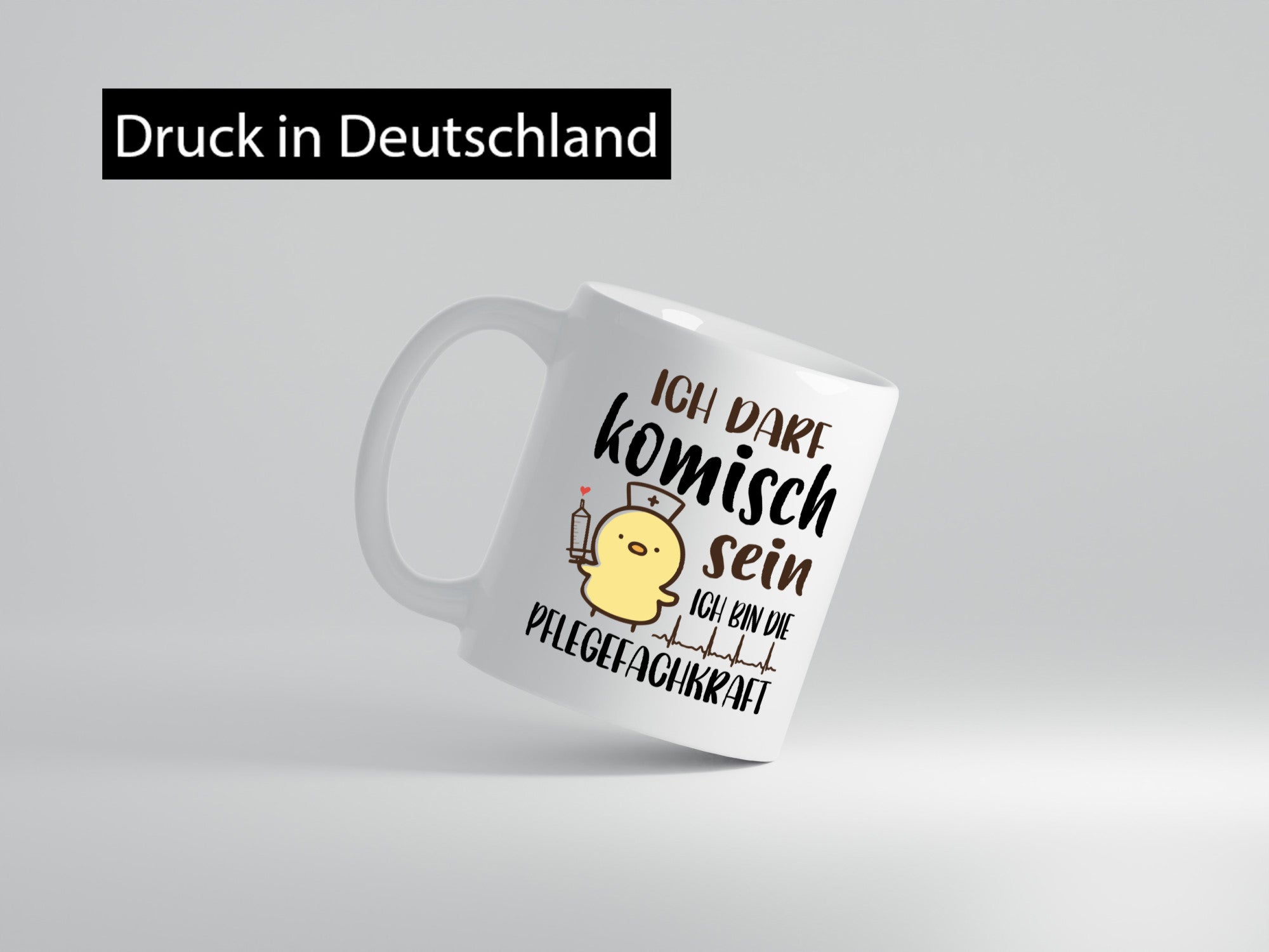 Ich darf kommisch sein | Pfelegekraft Altenpflegerin Geschenk Humor